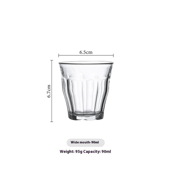 Coffee Transparent Tempered Glass Cup