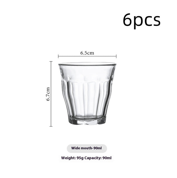 Coffee Transparent Tempered Glass Cup