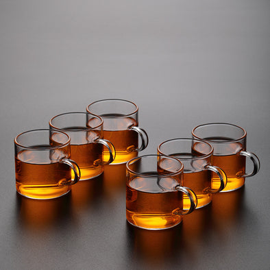 Simple Home Transparent Glass Tea Cup