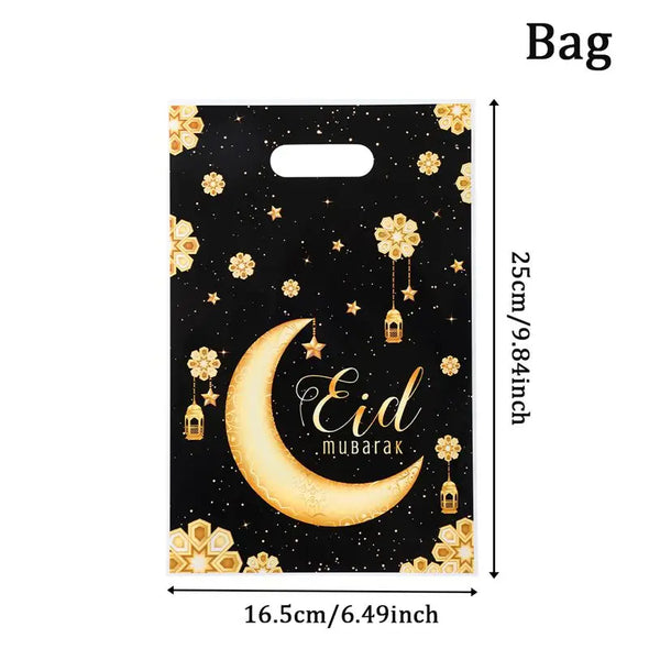 Eid Mubarak Handbag Candy Gift Bags Packaging Bag