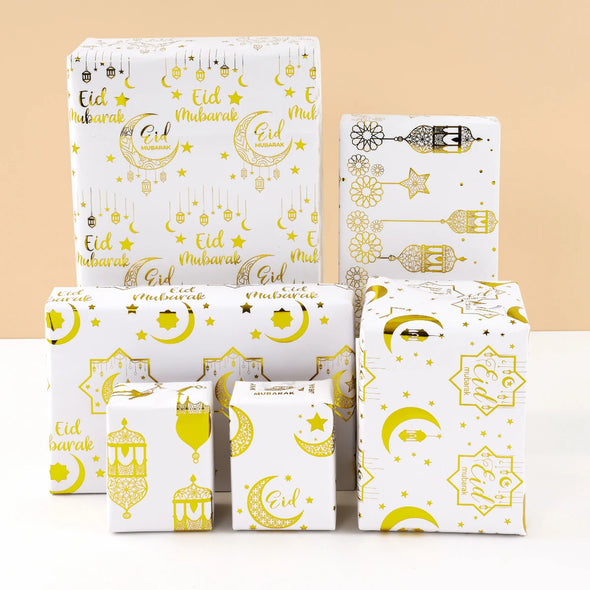 Eid Mubarak Gift Wrapping Paper Ramadan Decoration