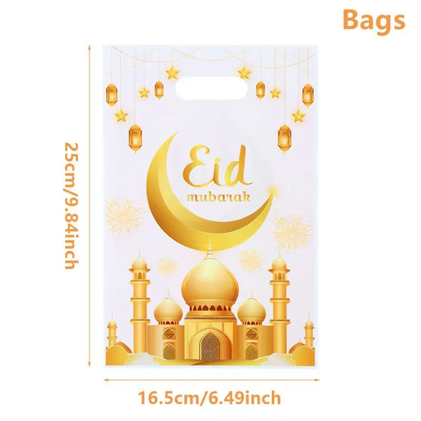 Eid Mubarak Handbag Candy Gift Bags Packaging Bag