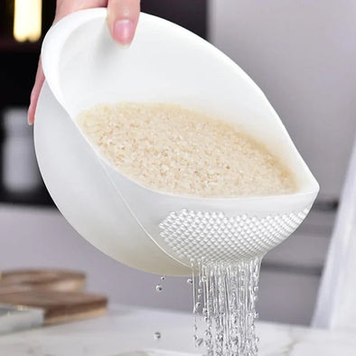 1pc - Plastic Drain Basket Filter, Rice Bowl, Drain Basket