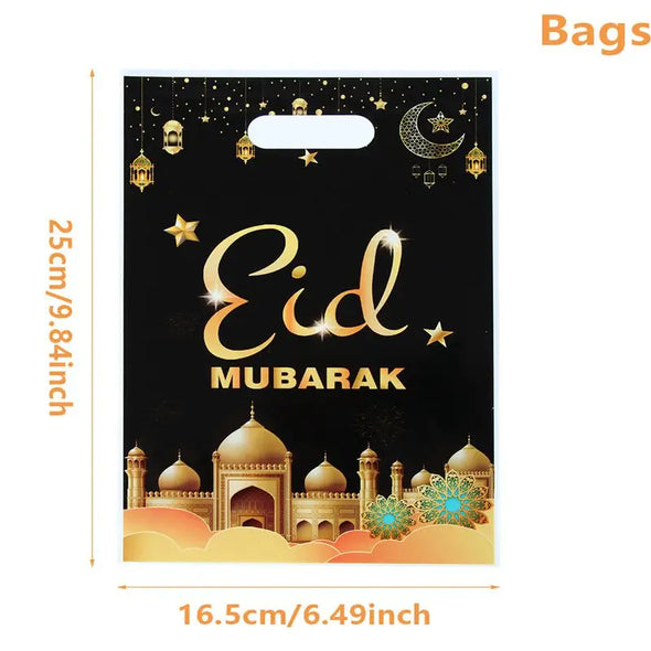 Eid Mubarak Handbag Candy Gift Bags Packaging Bag