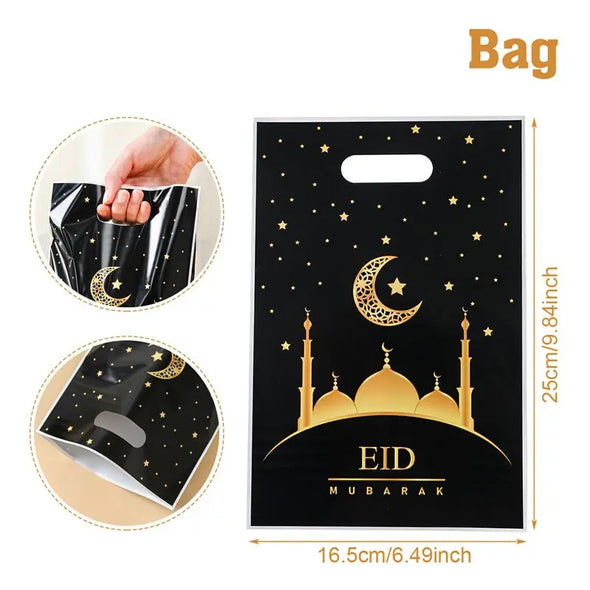 Eid Mubarak Handbag Candy Gift Bags Packaging Bag