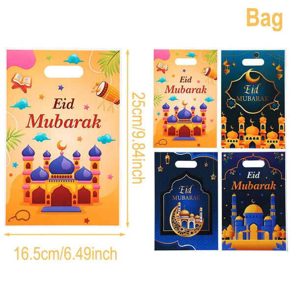 Eid Mubarak Handbag Candy Gift Bags Packaging Bag