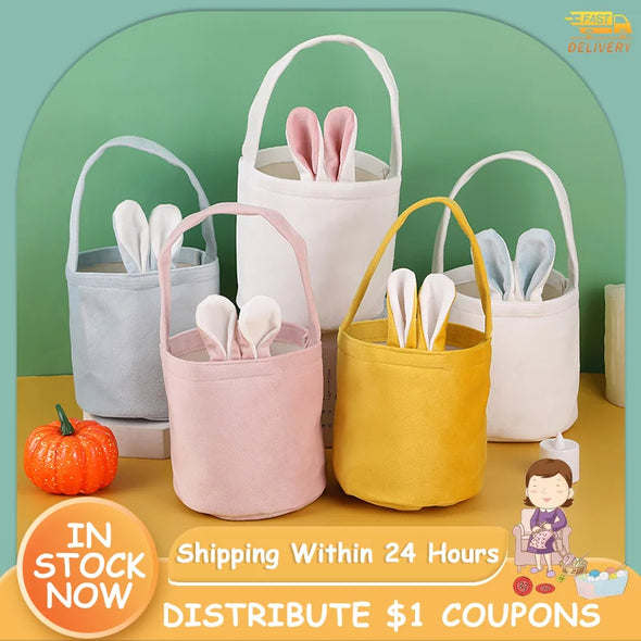 Velvet Easter Rabbit Bags New Pattern Cute Candy Bags