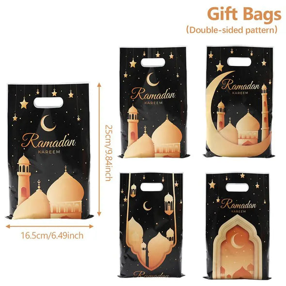 Eid Mubarak Handbag Candy Gift Bags Packaging Bag