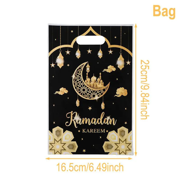 Eid Mubarak Handbag Candy Gift Bags Packaging Bag