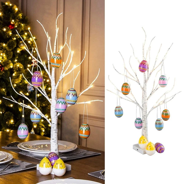 62cm Birch Tree Led Light Easter Decorations For Home Easter