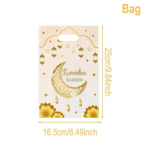 Eid Mubarak Handbag Candy Gift Bags Packaging Bag