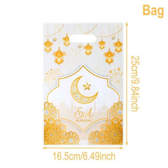 Eid Mubarak Handbag Candy Gift Bags Packaging Bag